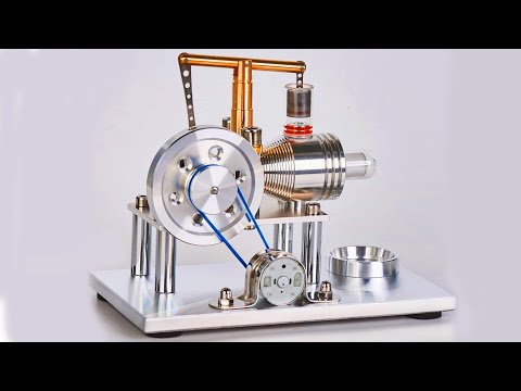 Hot Air Stirling Engine Motor Model Review