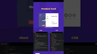 eCommerce product card animation using html css #coding #webdesign #css3animation #card #cardanimate