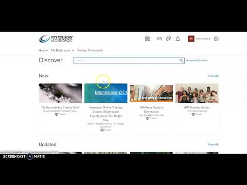 How to self enroll into a course in Brightspace