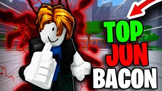 BACON Abuses TOP JUN COMBOS And COOKS TOXIC Teamers..😈 | Legends Battlegrounds