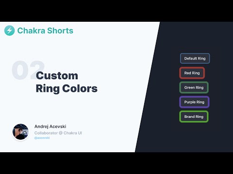 Chakra Shorts #2 - Custom Ring Colors