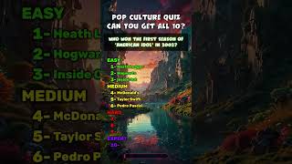 Pop Culture Quiz - How Much Do You Know? 🎬🎶📺