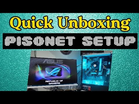 Quick Unboxing | Pisonet Setup | DIY Setup