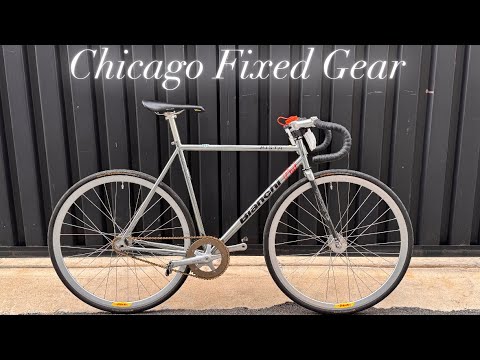 Doing Errands on my Bianchi Pista Fixed Gear in Chicago