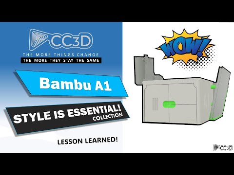 CC3D Projects - Bambu lab  A1 UPGRADE - New Drawer Fronts