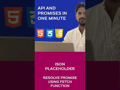 Learn API in one minute | resolve promises #shorts #javascript #fetchapi #coding #programming #api