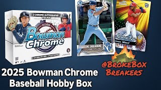 Hey Batter, Batter, SWING!🧢🔥 2025 Bowman Chrome Baseball ⚾️ Hobby Box - review