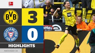 Champions-League! | BORUSSIA DORTMUND - HOLSTEIN KIEL | Highlights | Matchday 34 – Bundesliga 24/25