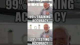 Machine Learning Overfitting #datascience #machinelearning #mathhumor