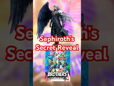Sephiroth’s Reveal In Smash Bros Ultimate Was Top Secret! #smashbros #nintendo #ff7 #sephiroth