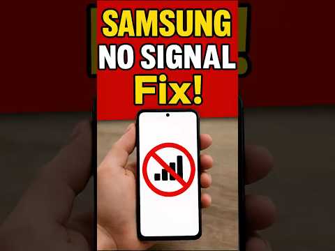 Samsung No Signal? Do THIS Now! 📶✅