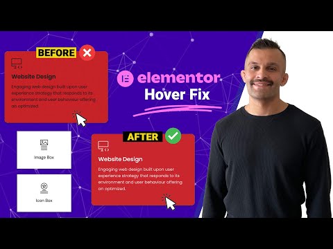 Elementor - Change Text or Background Color When Hovering Over Parent Container