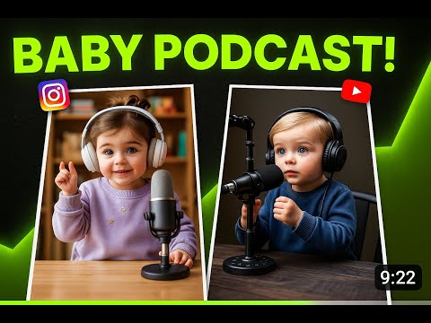 "Baby Podcast Video Apne Phone Se Kaise Banayein? 📱🔥 | Viral Trend 2025!"