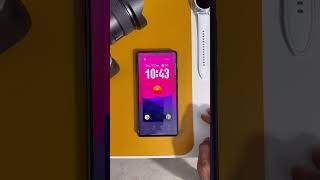 One UI 8.5 New adaptive lock screen clock feature #oneui8 #samsung