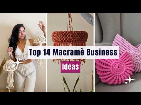 14 Best-Selling Macrame Business Ideas You Can Start from Home | Fun & Profitable Business💡