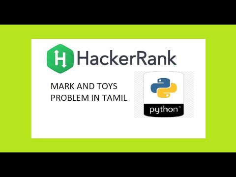 Mark and toys hackerrank solution in python and Explained in Tamil | Programming in Tamil