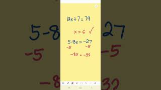 How to find the value of x? #math #mathshorts #algebra #solveforx