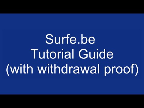 Surfe.be Tutorial Guide