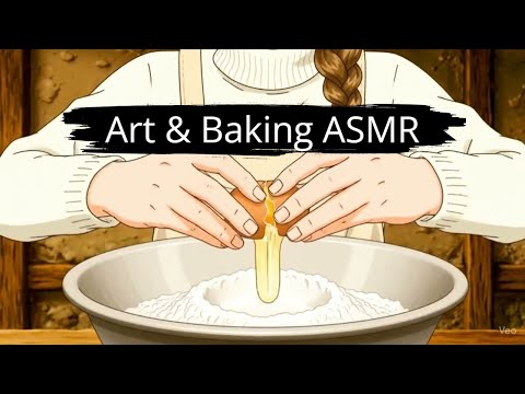 I Tried Cozy Painting & Baking ASMR