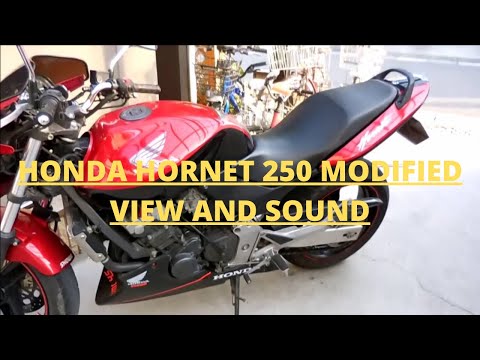 Honda Hornet 250 /Honda hornet 250 modified view and sound /250cc