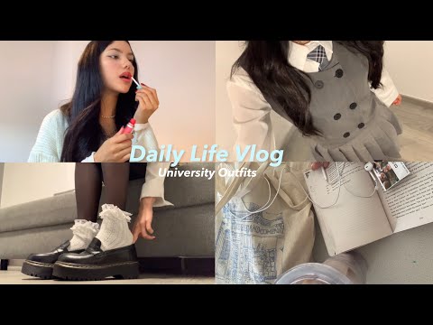 Uni life vlog: estudiando en bubble tea shop, Haul de ropa ft Modakawa, compras