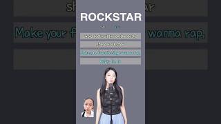 Rock Star #kpop #rap #lisa #rockstar