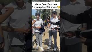 Class 12 Math Exam Funny Reaction😂 CBSE Board Exam 2025 #class12th #board