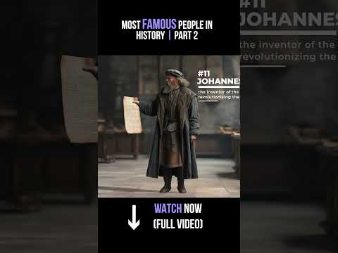 Most Famous People in History | Part 2