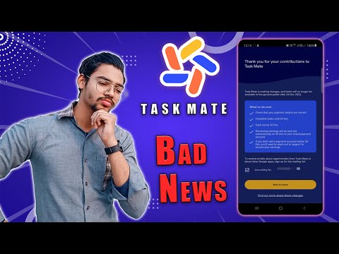 google task mate new update | task mate banned news no more earning
