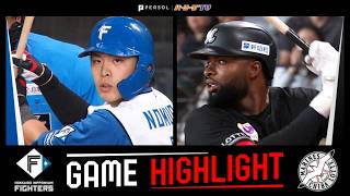 2026年6月24日 北海道日本ハム対千葉ロッテ 試合ハイライト