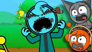 Reacting To is SPRUNKI OC ZIP a MONSTER!