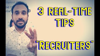 Sharing🎁 3 Real-Time Tips For Every Recruiter | Submissions | Suman Pachigulla | Recruiting Training