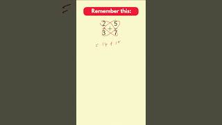 How To EASILY Add Fractions | Cross Multiplication