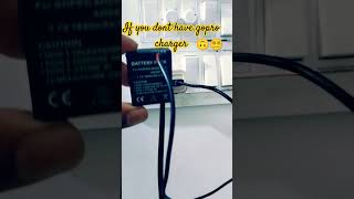 Gopro battery 🔋 charging jugad😅😜🤪