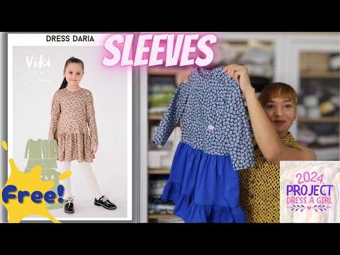 Let's sew ✂️ a FREE vikisews sewing pattern for project dress a girl!