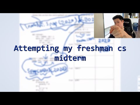 Attempting my freshman computer science midterm | UC Berkeley
