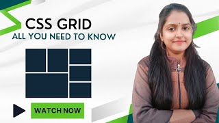 Complete CSS Grid Tutorial in one video|Hindi|Grid|rows & column|@CodeWithVinita