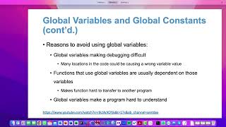 Local versus global variables in python