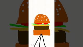 Hamburger! Animation #animation #funny