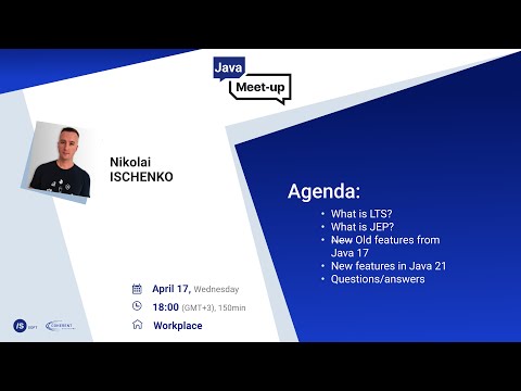 Java Meet-up. "Java’s Blackjack and 21 LTS on my hands" with Nikolai Ischenko