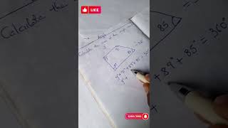 Calculating angles  #elementarymaths #numeracy #mathematics #learning #education #teaching #grade6