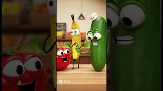 “Banana’s Bad Day at the Salad Bar” #ai #produce #funnyaianimation