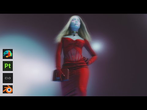 Digital Fashion Full Look - Blender 3.3 Cycles - Clo3d - Substance Painter & Daz Studio tutorial