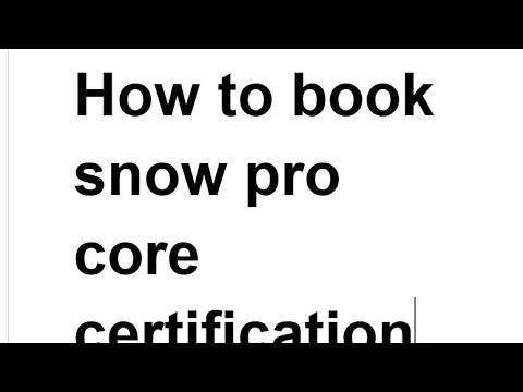 Snowpro core certificate schedule |how to register snowpro core certificate #snowflaketraining 