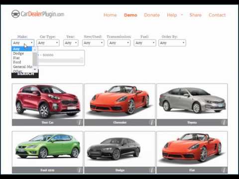 Car Dealer WordPress Free Plugin