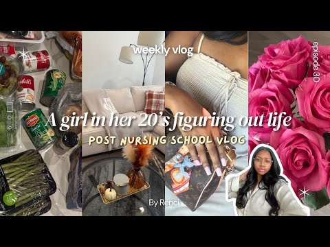 WEEKLY VLOG: *POST GRAD DIARIES* | AFINA SHOWER HEAD, FALL DECOR, GROCERIES + SUNDAY RESET
