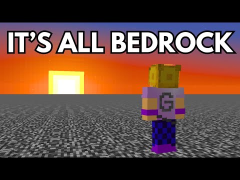 Can you beat Minecraft in a Bedrock Only World?