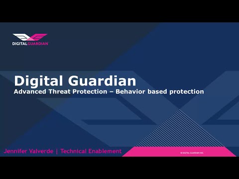 Distinguishing malicious processes from business processes with Digital Guardian ATP