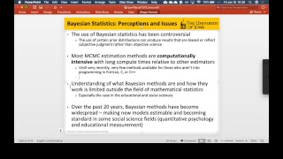 Introduction to Bayesian Psychometric Modeling (PSQG 7375.6: Lecture 1, Part 1)