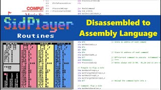 COMPUTE!'s Enhanced Sidplayer for the C64 disassembled to 6502 assembly language source code.